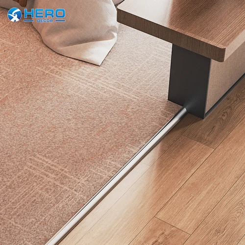 HERO-HM-F-034 Aluminum Carpet Edging Trim HERO-HM-F-034 Aluminum Carpet Edging Trim